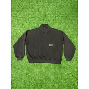 Alexander Wang Black High Neck Pullover Sweatshirt SZ Small